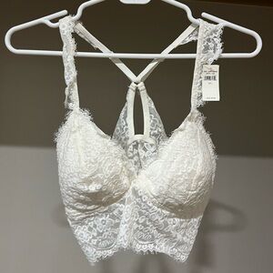 Aerie Lace Bralette in Cream